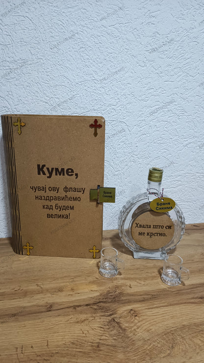 Drvena knjiga - poklon set #DKPS023