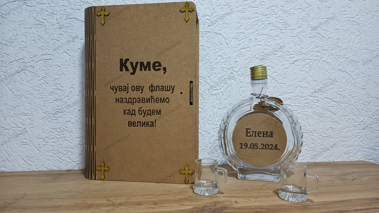Drvena knjiga - poklon set #DKPS023