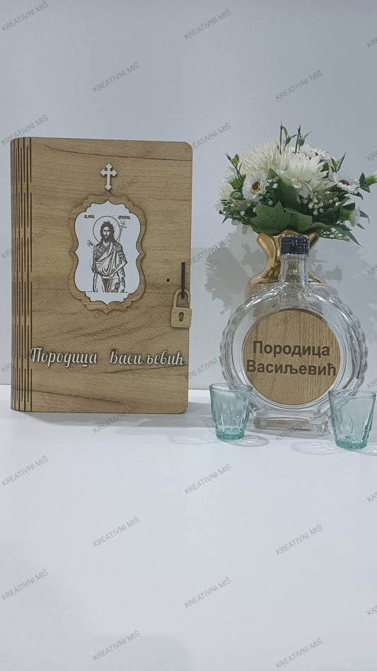 Drvena knjiga - poklon set #DKPS022